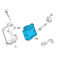 OEM 2018 Ford Mustang EEC Module Diagram - FR3Z-12A650-DRANP