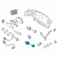 OEM 2018 Toyota 86 Mode Control Diagram - SU003-02086