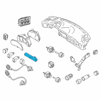 OEM Toyota 86 Hazard Switch Diagram - SU003-07710