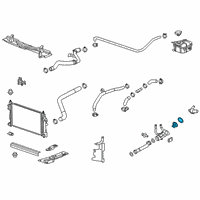 OEM 2009 Saturn Vue Thermostat Diagram - 12622410