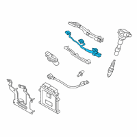 OEM Kia K900 Ignition Coiling Harness Diagram - 273123L005