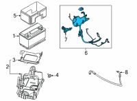 OEM Ford F-150 CABLE ASY - BATTERY TO BATTERY Diagram - ML3Z-14300-AA