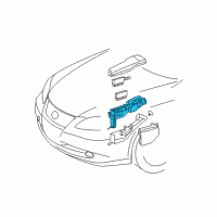 OEM 2009 Lexus ES350 Block Assy, Engine Room Relay Diagram - 82740-33010