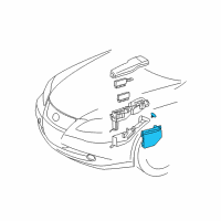 OEM 2007 Lexus ES350 Block Assy, Engine Room Junction Diagram - 82720-33081