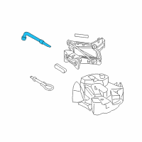 OEM 2017 Lincoln MKC Wrench Diagram - DM5Z-17032-A