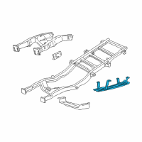 OEM 2002 Ford F-250 Super Duty Skid Plate Diagram - F81Z-9A147-AA