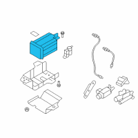 OEM Hyundai Santa Fe CANISTER Assembly Diagram - 31420-0W000