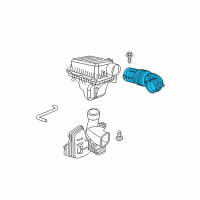 OEM Chrysler 300 Clean Air Duct Diagram - 4861960AA