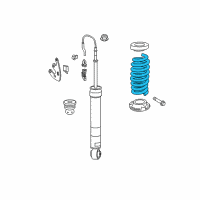 OEM 2017 Chevrolet Camaro Coil Spring Diagram - 23341860