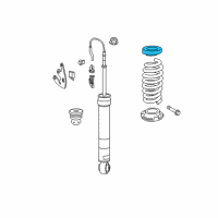 OEM 2021 Chevrolet Camaro Upper Spring Insulator Diagram - 23421478