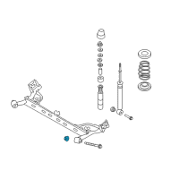 OEM 2018 Nissan Versa Nut Diagram - 54588-0M008