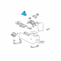 OEM 2001 Hyundai Sonata Boot Assembly-Gear Shift Lever Diagram - 84680-38000