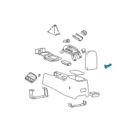 OEM Hyundai Sonata Hinge Assembly-Console Armrest Diagram - 84690-38000