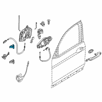 OEM BMW X3 Door Hinge, Top Right Diagram - 41-51-7-420-094