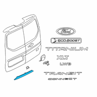 OEM Ford Transit Connect Molding Diagram - DT1Z-15A201-CA