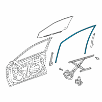 OEM Toyota Avalon Run Channel Diagram - 68141-07030