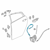 OEM 2017 Chevrolet Volt Control Cable Diagram - 23306530