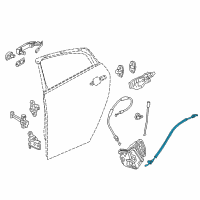 OEM 2017 Chevrolet Volt Control Cable Diagram - 23110275