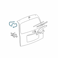 OEM 2010 Chevrolet HHR Hose-Rear Window Washer Pump Diagram - 22709464