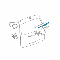 OEM 2011 Chevrolet HHR Rear Blade Diagram - 22709463