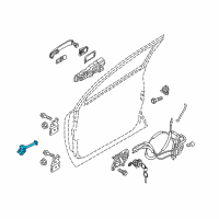 OEM Nissan Link-Door Stopper Diagram - 80430-1KA0B