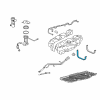 OEM 2009 Ford Expedition Support Strap Diagram - 6L1Z-9054-AA