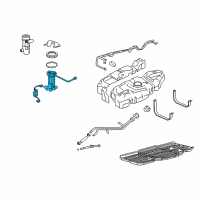 OEM Lincoln Navigator Fuel Pump Diagram - 8L1Z-9H307-B