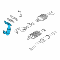 OEM 2006 Mercury Mariner Manifold Diagram - 5L8Z-5G232-EA