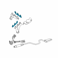 OEM Ford Windstar Gasket Diagram - 6L5Z-9448-A