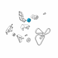 OEM Hyundai Pulley-Idler Diagram - 25287-25100