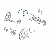 OEM Infiniti FX35 Sensor Assembly-Anti SKID, Rear Diagram - 47901-1CA0C