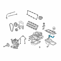 OEM 2006 Dodge Durango STRAINER-Oil Pickup Diagram - 53021699AC