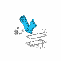 OEM Ford F-150 Heritage Front Cover Diagram - 2L3Z-6019-AA