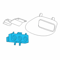 OEM 1997 Ford Expedition Dash Control Unit Diagram - F75Z19980CB