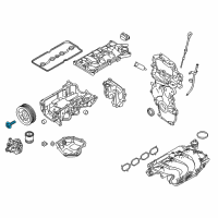 OEM Nissan Bolt-Pulley, Crankshaft Diagram - 12309-EN20A