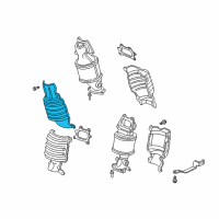OEM 2005 Honda Odyssey Cover B, FR. Primary Converter Diagram - 18121-RCA-A00