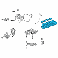 OEM 2020 Cadillac XT4 Intake Manifold Diagram - 55515837