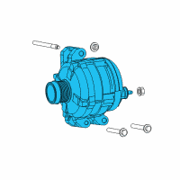 OEM 2013 Ram 1500 ALTERNATO-Engine Diagram - 4801778AI