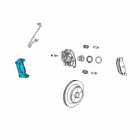 OEM Dodge Ram 2500 Van Bracket Diagram - 5093707AA