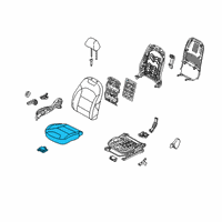 OEM 2020 Kia Niro EV Cushion Assembly-Front Seat Diagram - 88200G5491AY4