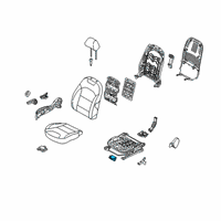 OEM 2020 Kia Niro CCS ECU Assembly Diagram - 88554G5100