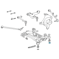 OEM STOPPER, Rear Suspension Diagram - 52274-50010