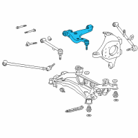 OEM Lexus SC430 Rear Right Upper Control Arm Assembly Diagram - 48770-59035