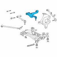 OEM 2002 Lexus SC430 Rear Right Upper Control Arm Assembly Diagram - 48770-59035