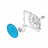 OEM 2017 Kia Sportage Fan-Cooling Diagram - 25231D9500