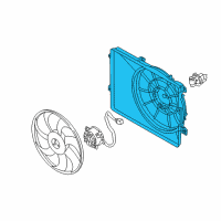 OEM 2018 Kia Sportage SHROUD-Radiator Diagram - 25350D9000