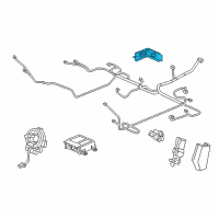 OEM 2013 Acura RDX Sensor Assembly, Front Crash Diagram - 77930-TX4-A01