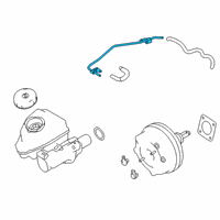 OEM 2022 Nissan Altima Tube-Vacuum, Brake Booster Diagram - 47401-6CA0A