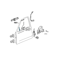 OEM 2003 Lincoln Town Car Cylinder Rod Diagram - 5W1Z-5422135-A