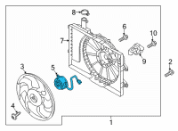 OEM Hyundai Elantra MOTOR ASSY Diagram - 25386-AB000